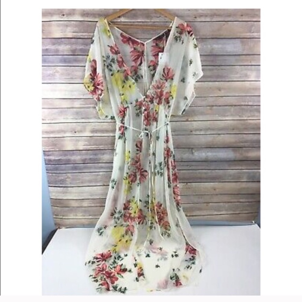Zara Trf maxi dress / kimono